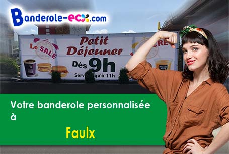 Banderole pas cher pour vos expositions à Faulx (Meurthe-et-Moselle/54760)