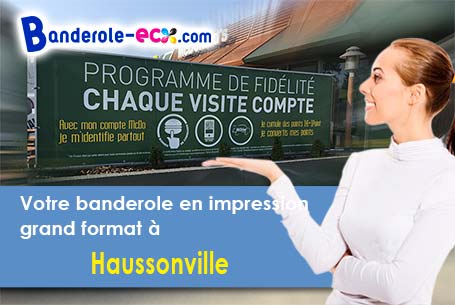 Réalisation de votre banderole publicitaire à Haussonville (Meurthe-et-Moselle/54290)