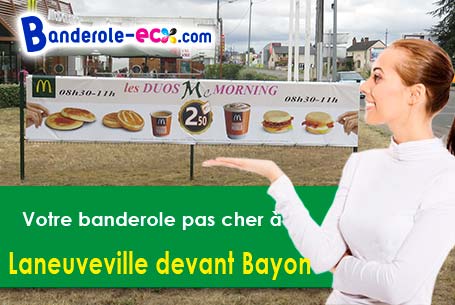 Réalisation de votre banderole publicitaire à Laneuveville-devant-Bayon (Meurthe-et-Moselle/54740)