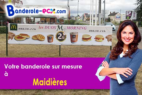 Banderole pas cher pour vos expositions à Maidières (Meurthe-et-Moselle/54700)