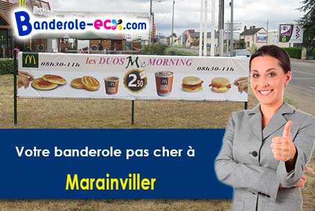 Fabrication de votre banderole personnalisée à Marainviller (Meurthe-et-Moselle/54300)