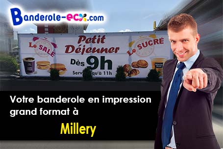 Réalisation de votre banderole publicitaire à Millery (Meurthe-et-Moselle/54670)