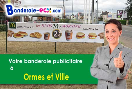 Banderole pas cher pour vos expositions à Ormes-et-Ville (Meurthe-et-Moselle/54740)