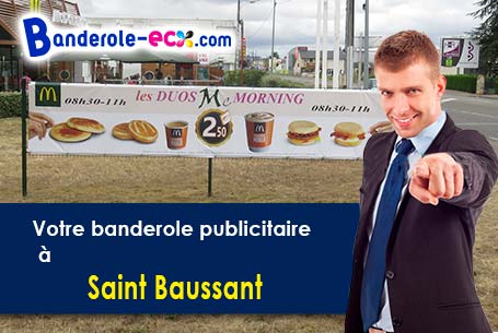 Banderole pas cher pour vos expositions à Saint-Baussant (Meurthe-et-Moselle/54470)
