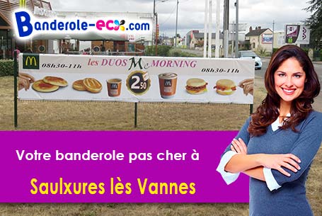 Fabrication de votre banderole personnalisée à Saulxures-lès-Vannes (Meurthe-et-Moselle/54170)