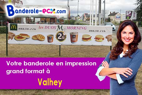 Banderole pas cher pour vos expositions à Valhey (Meurthe-et-Moselle/54370)