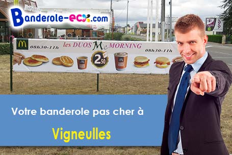 Fabrication de votre banderole personnalisée à Vigneulles (Meurthe-et-Moselle/54360)