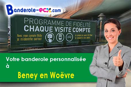 Banderole pas cher pour vos expositions à Beney-en-Woëvre (Meuse/55210)