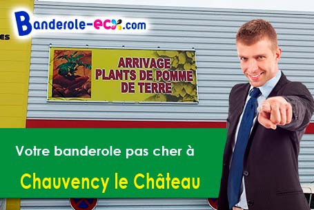 Banderole pas cher pour vos expositions à Chauvency-le-Château (Meuse/55600)