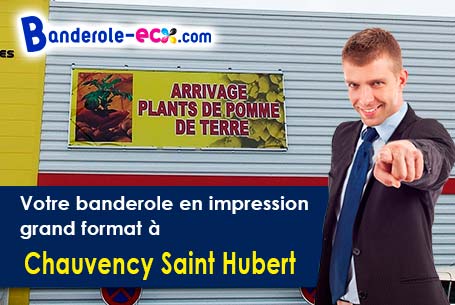 Banderole pas cher pour vos expositions à Chauvency-Saint-Hubert (Meuse/55600)
