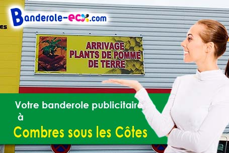 Banderole pas cher pour vos expositions à Combres-sous-les-Côtes (Meuse/55160)