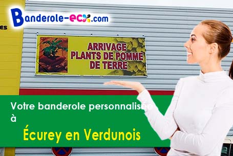 Fabrication de votre banderole personnalisée à Écurey-en-Verdunois (Meuse/55150)