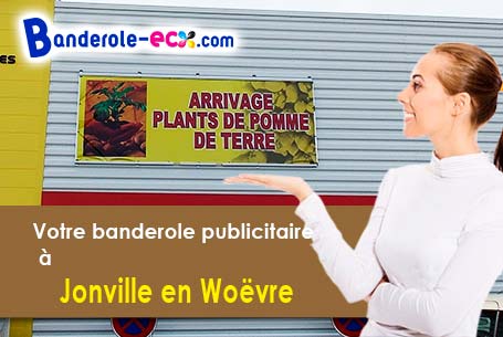 Banderole pas cher pour vos expositions à Jonville-en-Woëvre (Meuse/55160)