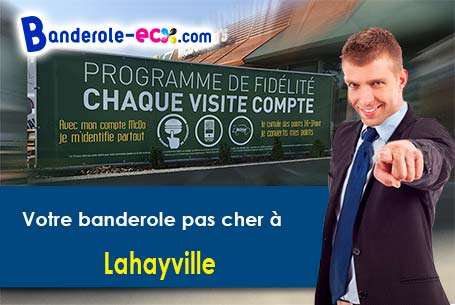 Banderole pas cher pour vos expositions à Lahayville (Meuse/55300)