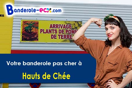 Banderole pas cher pour vos expositions à Hauts-de-Chée (Meuse/55000)