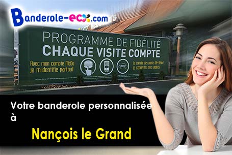 Banderole pas cher pour vos expositions à Nançois-le-Grand (Meuse/55500)