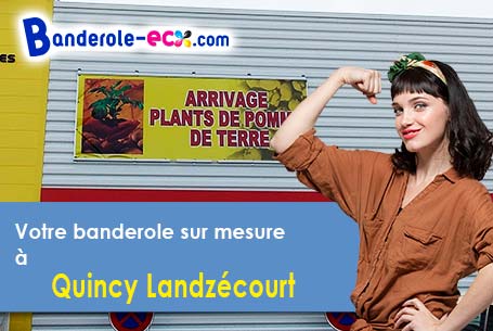 Banderole pas cher pour vos expositions à Quincy-Landzécourt (Meuse/55600)