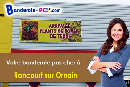 Banderole pas cher pour vos expositions à Rancourt-sur-Ornain (Meuse/55800)