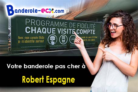 Banderole pas cher pour vos expositions à Robert-Espagne (Meuse/55000)