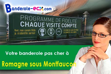 Réalisation de votre banderole publicitaire à Romagne-sous-Montfaucon (Meuse/55110)