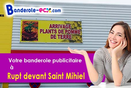 Banderole pas cher pour vos expositions à Rupt-devant-Saint-Mihiel (Meuse/55260)