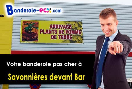 Banderole pas cher pour vos expositions à Savonnières-devant-Bar (Meuse/55000)