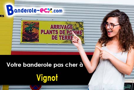 Réalisation de votre banderole publicitaire à Vignot (Meuse/55200)