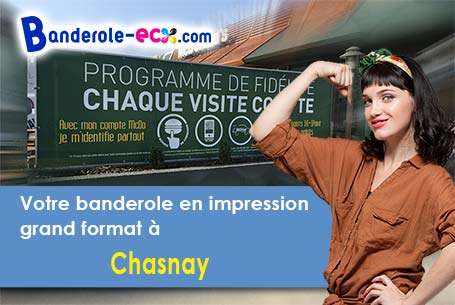 Banderole publicitaire pour vos manifestations à Chasnay (Nièvre/58350)