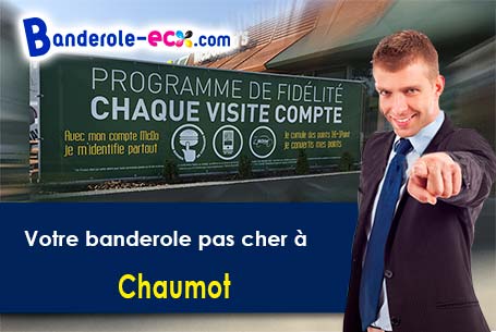 Banderole pas cher pour vos manifestations à Chaumot (Nièvre/58800)
