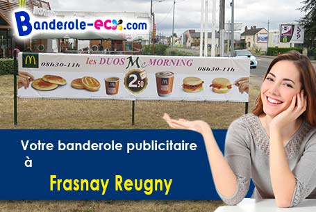 Banderole publicitaire pour vos manifestations à Frasnay-Reugny (Nièvre/58270)
