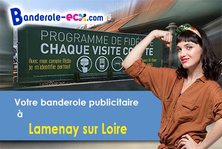 Banderole pas cher pour vos manifestations à Lamenay-sur-Loire (Nièvre/58300)