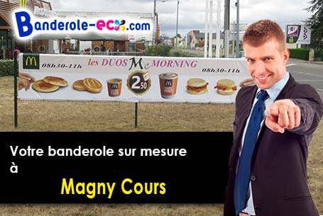 Banderole publicitaire pour vos manifestations à Magny-Cours (Nièvre/58470)