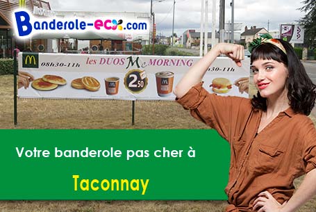 Banderole publicitaire pour vos manifestations à Taconnay (Nièvre/58420)