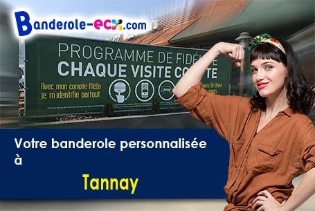 Banderole pas cher pour vos manifestations à Tannay (Nièvre/58190)