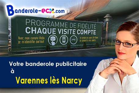 Banderole personnalisée pour vos manifestations à Varennes-lès-Narcy (Nièvre/58400)
