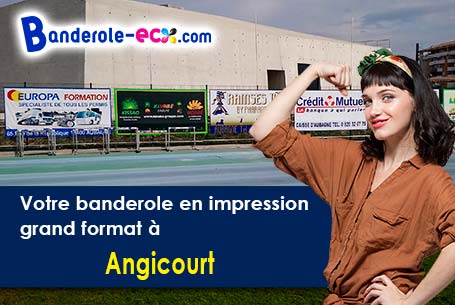 Impression sur mesure de banderole personnalisée à Angicourt (Oise/60940)