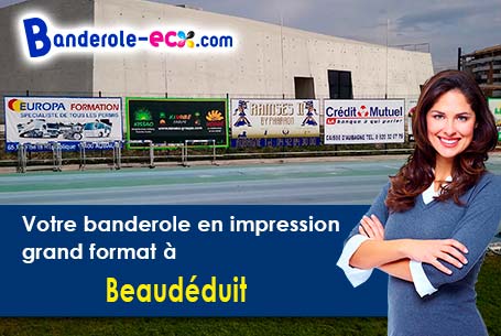 Impression sur mesure de banderole publicitaire à Beaudéduit (Oise/60210)