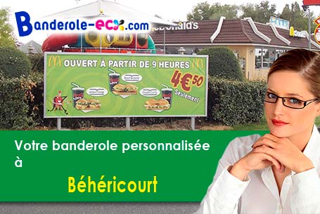 Impression sur mesure de banderole publicitaire à Béhéricourt (Oise/60400)