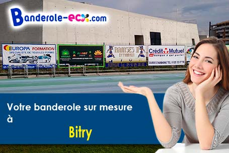 Impression sur mesure de banderole personnalisée à Bitry (Oise/60350)