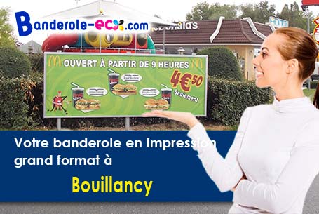 Impression sur mesure de banderole pas cher à Bouillancy (Oise/60620)