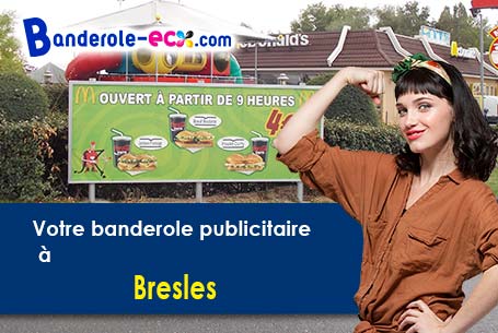 Impression sur mesure de banderole pas cher à Bresles (Oise/60510)