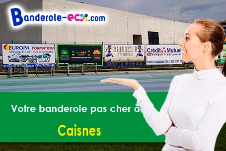 Impression sur mesure de banderole publicitaire à Caisnes (Oise/60400)