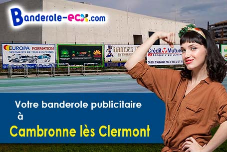 Impression sur mesure de banderole pas cher à Cambronne-lès-Clermont (Oise/60290)