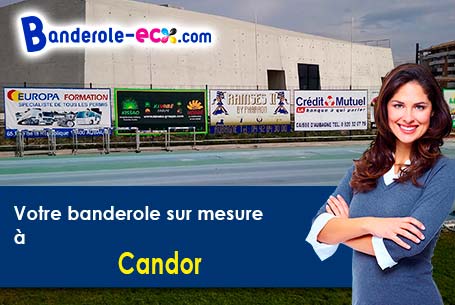 Impression sur mesure de banderole publicitaire à Candor (Oise/60310)