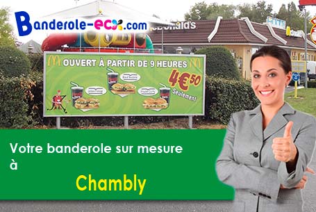 Impression sur mesure de banderole pas cher à Chambly (Oise/60230)