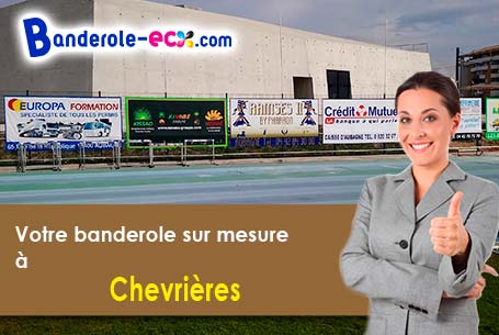 Impression sur mesure de banderole publicitaire à Chevrières (Oise/60710)