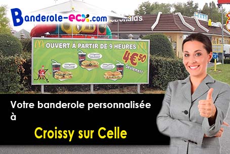 Impression sur mesure de banderole publicitaire à Croissy-sur-Celle (Oise/60120)