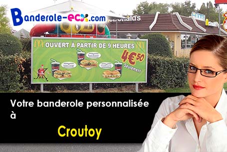 Impression sur mesure de banderole publicitaire à Croutoy (Oise/60350)