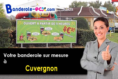 Impression sur mesure de banderole pas cher à Cuvergnon (Oise/60620)