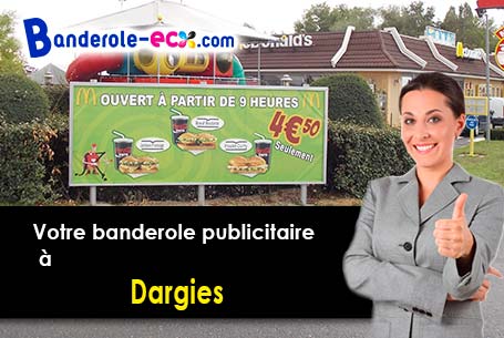 Impression sur mesure de banderole personnalisée à Dargies (Oise/60210)